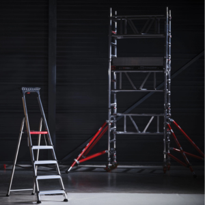 Een Altrex trap en steiger