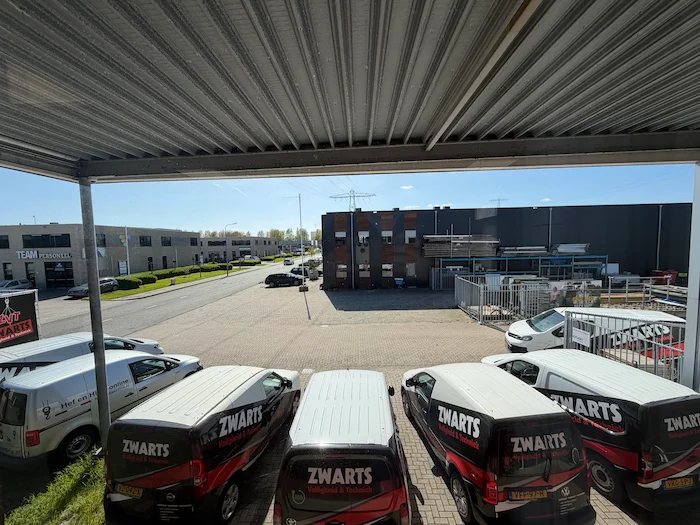 Bussen Zwarts vanaf boven